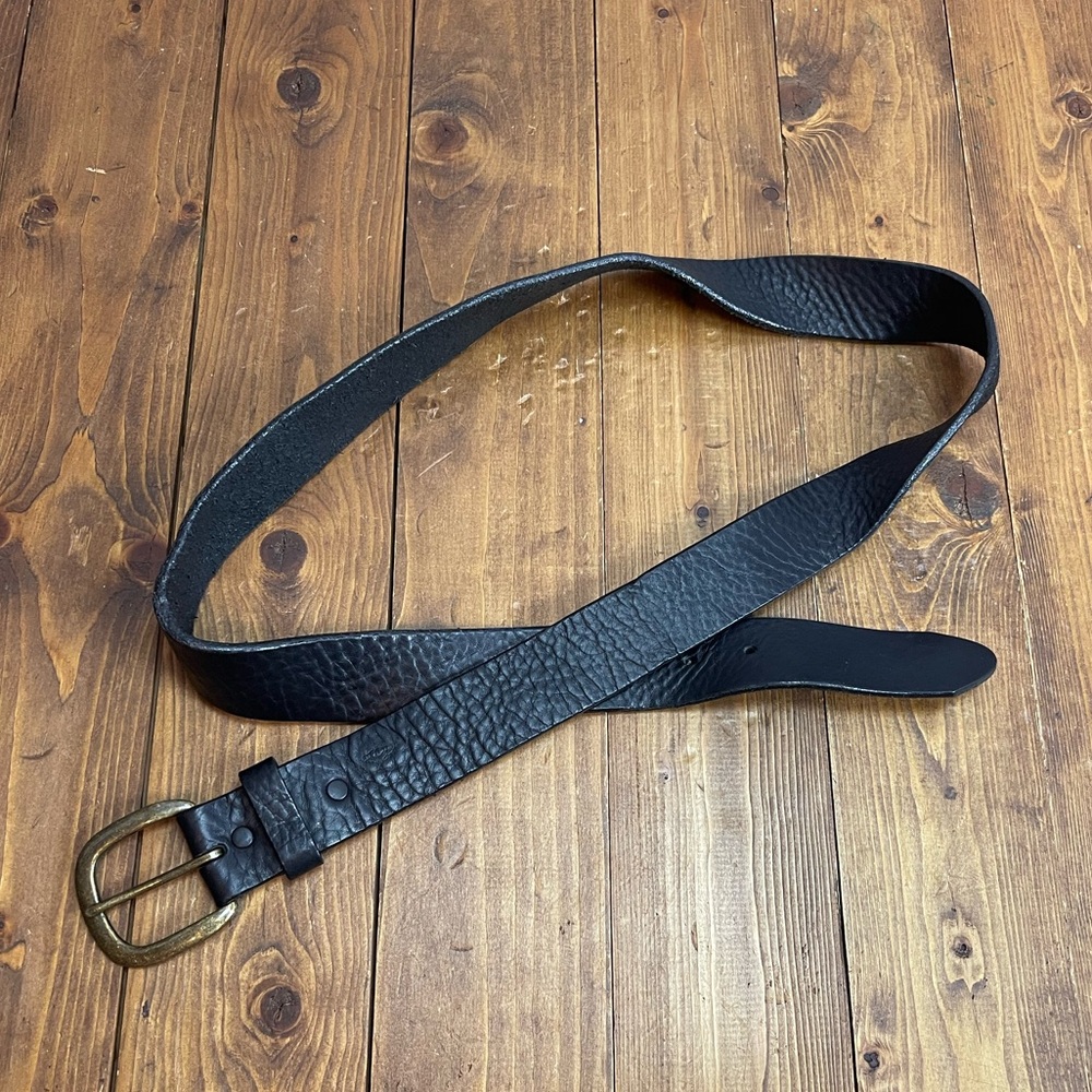 Justin Boots black leather belt size 42